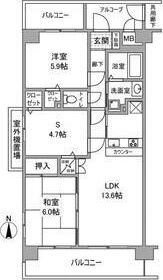 セザール第二鶴見緑地の間取り画像
