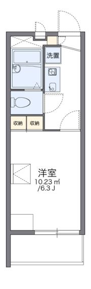 レオパレス大池橋の間取り画像