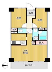 新森公園レックスマンションの間取り画像