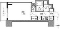 S-RESIDENCE谷町五丁目の間取り画像