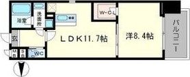 ラクラス長堀橋の間取り画像