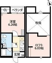 espoir百舌鳥（エスポワール モズ）の間取り画像