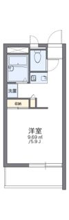 レオパレスエスパシオ21Bの間取り画像