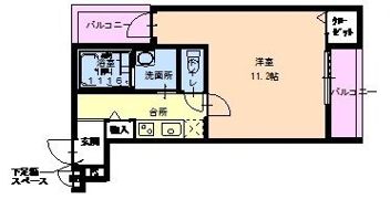 フジパレス北加賀屋V番館の間取り画像
