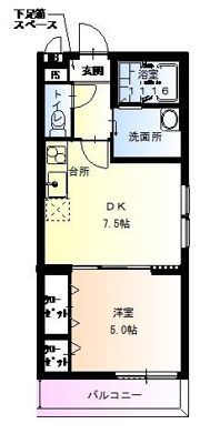 フジパレス住ノ江駅南I番館の間取り画像