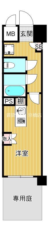 エスリード都島の間取り画像