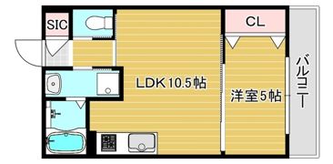 セレニティ衣摺の間取り画像