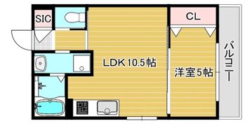 セレニティ衣摺の間取り画像