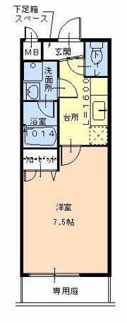 フジパレス野代の間取り画像