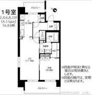 アーバネックス阿倍野松崎町の間取り画像
