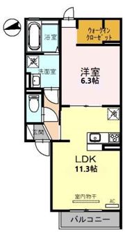 ルーナ ジェーナの間取り画像