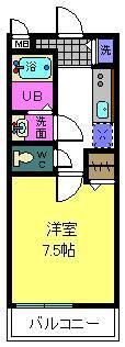ドミール鳳の間取り画像
