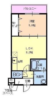 フジパレス クレアトゥール正覚寺 I番館の間取り画像