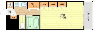 プレジール清和の間取り画像