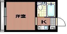 YOUハイム北巽の間取り画像