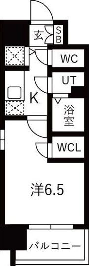 エステージ難波WESTの間取り画像