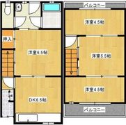 平野区喜連2丁目一戸建ての間取り画像