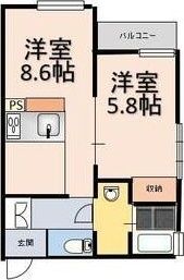 Glicina南巽vientの間取り画像