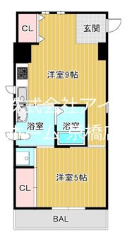 ネクストステージ都島の間取り画像