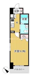 ルクレ京橋の間取り画像