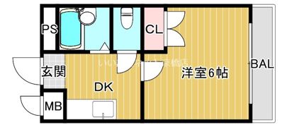 グラヴィール鶴和の間取り画像