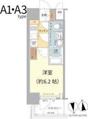 エスリード長居公園PARK AVENUEの間取り画像