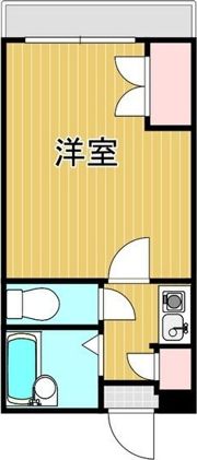 ハイツ五條の間取り画像