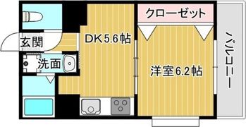 浪速コートの間取り画像
