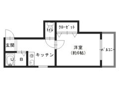 コーポなでしこの間取り画像