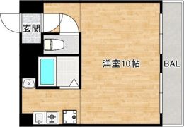 ウエムラグレース田辺駅前の間取り画像
