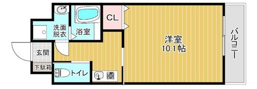 フォレストグレイス深江橋IIの間取り画像