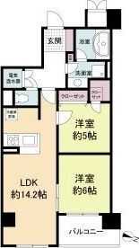 グレンパーク梅田北の間取り画像