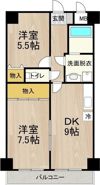 デイグラン長居公園の間取り画像