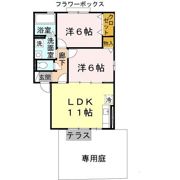 クレールアビタシオンKonishiの間取り画像