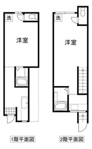岡ハイツの間取り画像