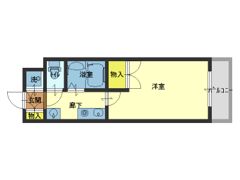 ルフォン今里の間取り画像