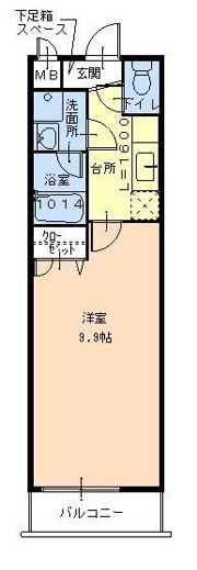 フジパレス喜連東五丁目の間取り画像