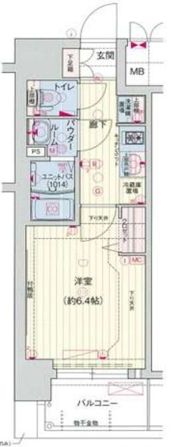 プレサンス上町台筆ヶ崎NORTHの間取り画像
