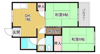 ハイツKEMAの間取り画像
