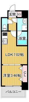 SK RESIDENCES 放出の間取り画像