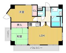 コスモス城東中央の間取り画像