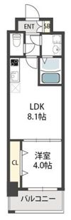 グランパシフィック今里innovationの間取り画像