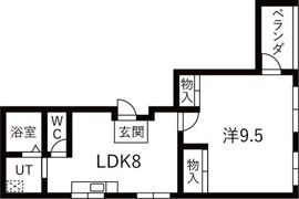 ロイヤルハイツ加賀屋の間取り画像