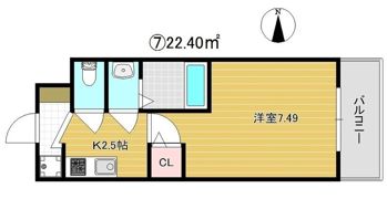 ★グランパシフィック玉出の間取り画像