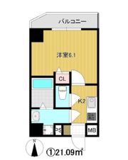 ★グランパシフィック今宮の間取り画像