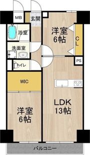 パークモダン住之江公園の間取り画像