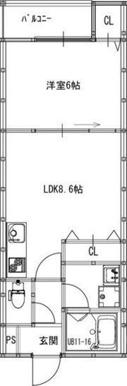 EIJU粉浜駅前の間取り画像