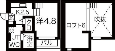 REVE住之江の間取り画像