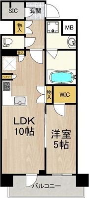 リンクハウス難波元町の間取り画像