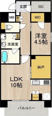 リンクハウス難波元町の間取り画像